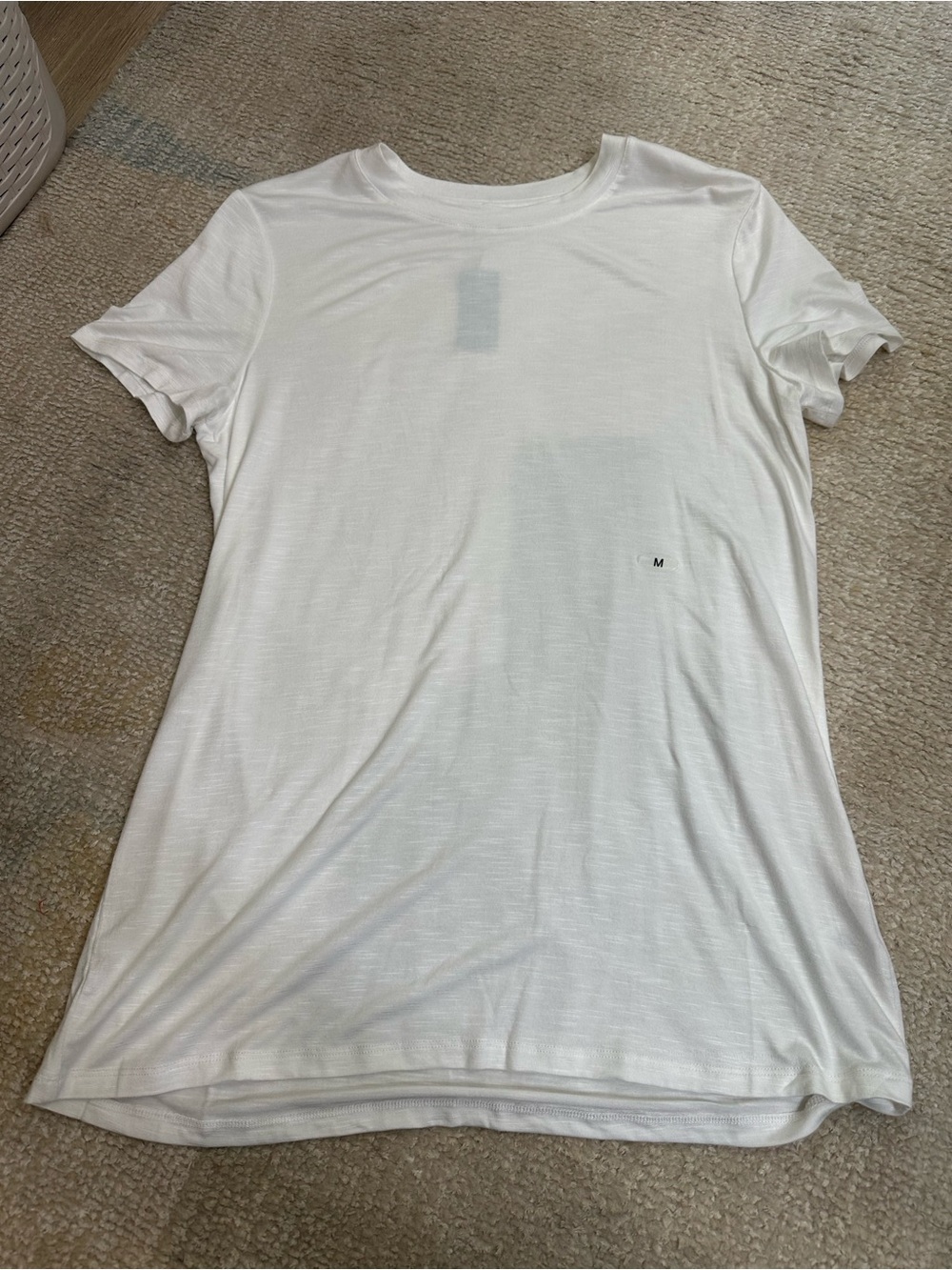 Maurices White Short Sleeve Crew Neck Tee
